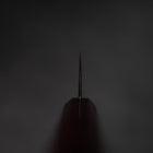 Santoku VG-10 Damast Yamanaka Schwarzer Urushi Griff 165mm-[Musashi]-[Japan-Küchenmesser]
