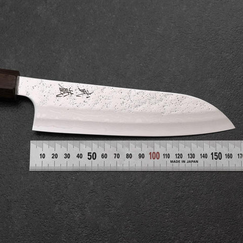 Santoku VG-10 Nashiji Wenge Griff 165mm-[Musashi]-[Japan-Küchenmesser]