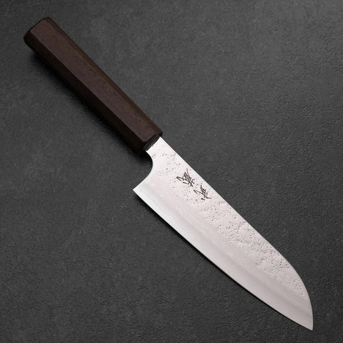 Santoku VG-10 Nashiji Wenge Griff 165mm-[Musashi]-[Japan-Küchenmesser]