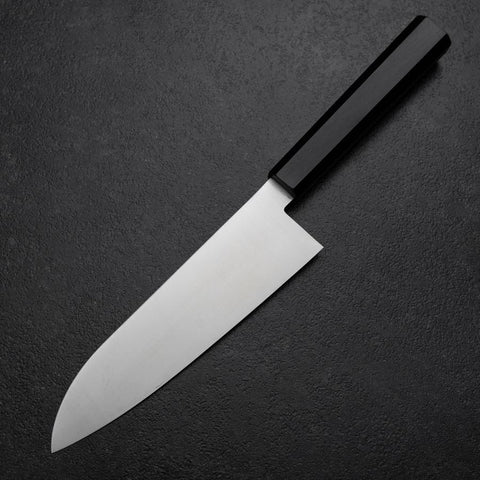 Santoku VG-10 Poliert Ebenholz Griff 170mm-[Musashi]-[Japan-Küchenmesser]