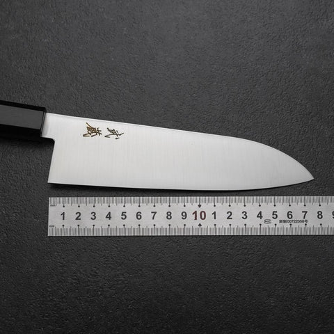 Santoku VG-10 Poliert Ebenholz Griff 170mm-[Musashi]-[Japan-Küchenmesser]