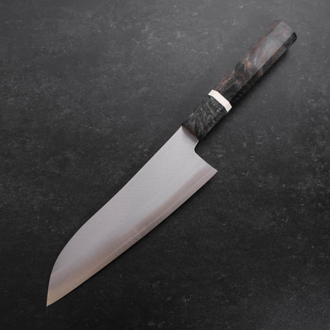 Santoku VG-10 Poliert Marmorierter Ahornholz Griff 180mm-[Musashi]-[Japan-Küchenmesser]