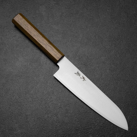 Santoku VG-10 Poliert Ovangkol Griff 180mm-[Musashi]-[Japan-Küchenmesser]
