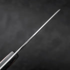 Santoku VG-10 Poliert Rot-Schwarzer Westlicher Griff 150mm-[Musashi]-[Japan-Küchenmesser]