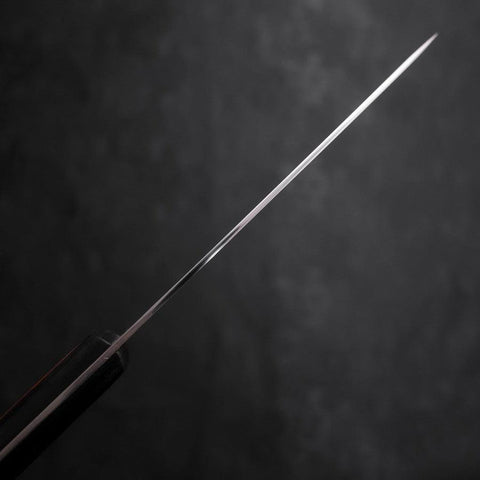 Santoku VG-10 Poliert Schwarz-Brauner Westlicher Griff 170mm-[Musashi]-[Japan-Küchenmesser]