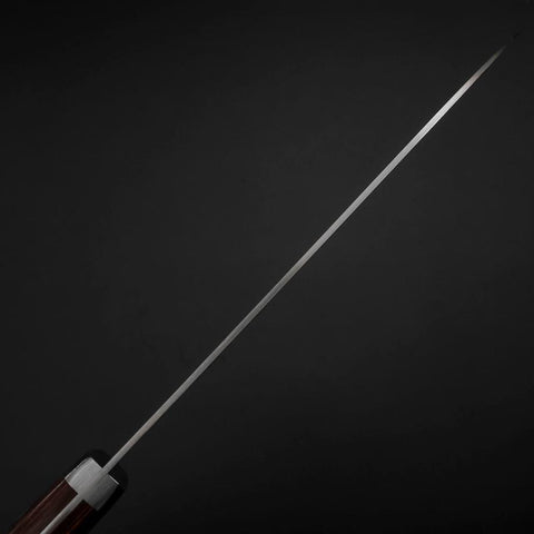 Santoku VG-10 Poliert Westlicher Mahagoni Griff 165mm-[Musashi]-[Japan-Küchenmesser]