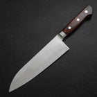 Santoku VG-10 Poliert Westlicher Mahagoni Griff 180mm-[Musashi]-[Japan-Küchenmesser]