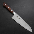 Santoku VG-10 Poliert Westlicher Mahagoni Griff 180mm-[Musashi]-[Japan-Küchenmesser]