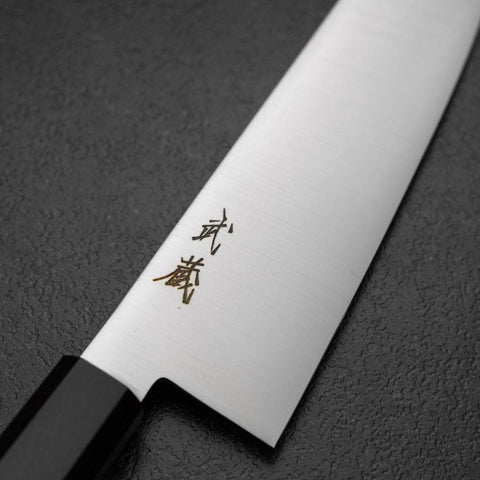 Santoku VG-10 Polished Ebony Handle 170mm (6.7”)-[Musashi]-[Japan-Küchenmesser]