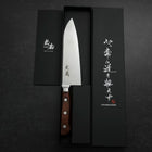 Santoku VG-10 Polished Western Mahogany Handle 180mm (7”)-[Musashi]-[Japan-Küchenmesser]