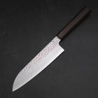 Santoku VG-10 Tsuchime Damascus Ashwood Handle 180mm (7”)-[Musashi]-[Japan-Küchenmesser]
