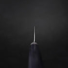 Santoku VG-10 Tsuchime Damast Blauer Westlicher Griff 170mm-[Musashi]-[Japan-Küchenmesser]