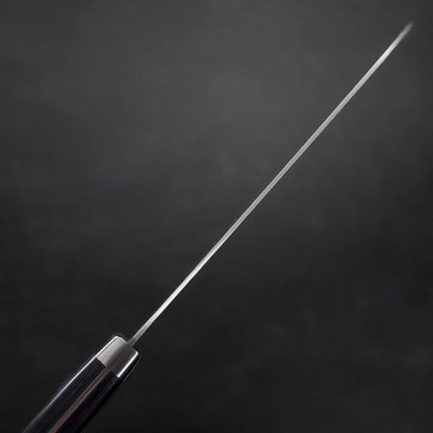 Santoku VG-10 Tsuchime Damast Blauer Westlicher Griff 170mm-[Musashi]-[Japan-Küchenmesser]