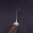Santoku VG-10 Tsuchime Damast Brauner Westlicher Griff 170mm-[Musashi]-[Japan-Küchenmesser]