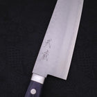 Santoku VG-10 Tsuchime Damast Dunkelblau Westlicher Griff 170mm-[Musashi]-[Japan-Küchenmesser]