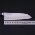 Santoku VG-10 Tsuchime Damast Dunkelblau Westlicher Griff 170mm-[Musashi]-[Japan-Küchenmesser]