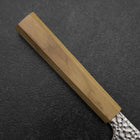 Santoku VG-10 Tsuchime Damast Olivenholz Griff 165mm-[Musashi]-[Japan-Küchenmesser]