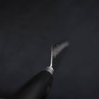 Santoku VG-10 Tsuchime Damast Schwarzer Westlicher Griff 180mm-[Musashi]-[Japan-Küchenmesser]