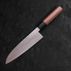 Santoku VG-10 Tsuchime Damast Walnussholz Griff 165mm-[Musashi]-[Japan-Küchenmesser]