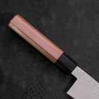 Santoku VG-10 Tsuchime Damast Walnussholz Griff 165mm-[Musashi]-[Japan-Küchenmesser]