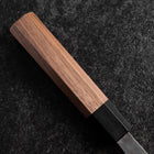 Santoku VG-10 Tsuchime Damast Walnussholz Griff 165mm-[Musashi]-[Japan-Küchenmesser]