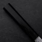 Santoku VG-10 Tsuchime Ebenholz Griff 165mm-[Musashi]-[Japan-Küchenmesser]
