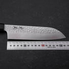 Santoku VG-10 Tsuchime Ebenholz Griff 165mm-[Musashi]-[Japan-Küchenmesser]