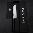 Santoku VG-10 Tsuchime Ebenholz Griff 165mm-[Musashi]-[Japan-Küchenmesser]
