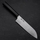 Santoku VG-10 Tsuchime Ebenholz Griff 165mm-[Musashi]-[Japan-Küchenmesser]