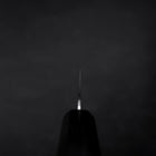 Santoku VG-10 Tsuchime Ebony Handle 165mm-[Musashi]-[Japanese-Kitchen-Knives]