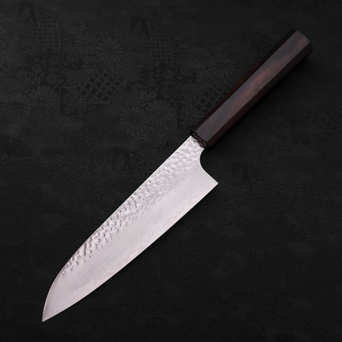 Santoku VG-10 Tsuchime Ebony Wood Handle 170mm (6.7”)-[Musashi]-[Japan-Küchenmesser]