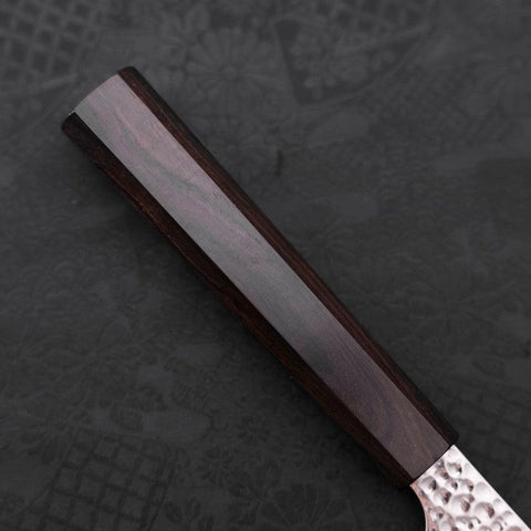 Santoku VG-10 Tsuchime Ebony Wood Handle 170mm (6.7”)-[Musashi]-[Japan-Küchenmesser]