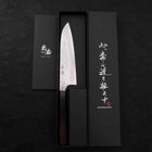 Santoku VG-10 Tsuchime Ebony Wood Handle 170mm (6.7”)-[Musashi]-[Japan-Küchenmesser]