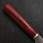 Santoku VG-10 Tsuchime Oval Red Handle 165mm (6.5”)-[Musashi]-[Japan-Küchenmesser]