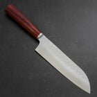 Santoku VG-10 Tsuchime Oval Red Handle 165mm (6.5”)-[Musashi]-[Japan-Küchenmesser]