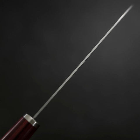 Santoku VG-10 Tsuchime Westlicher Roter Griff 165mm-[Musashi]-[Japan-Küchenmesser]