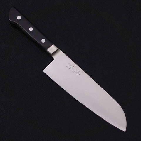 Santoku VG-5, Damast Westlicher Griff, 175mm-[Musashi]-[Japan-Küchenmesser]