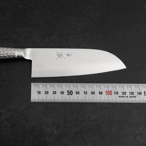 Santoku VG-5 Poliert Westlicher Edelstahlgriff 125mm-[Musashi]-[Japan-Küchenmesser]