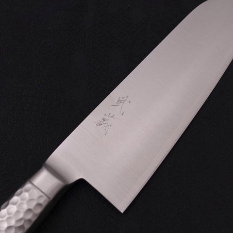 Santoku VG-5 Poliert Westlicher Griff 175mm-[Musashi]-[Japan-Küchenmesser]