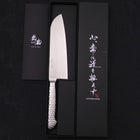 Santoku VG-5 Poliert Westlicher Griff 175mm-[Musashi]-[Japan-Küchenmesser]