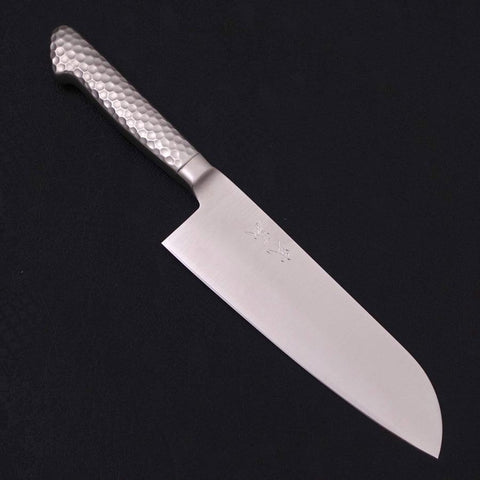 Santoku VG-5 Poliert Westlicher Griff 175mm-[Musashi]-[Japan-Küchenmesser]