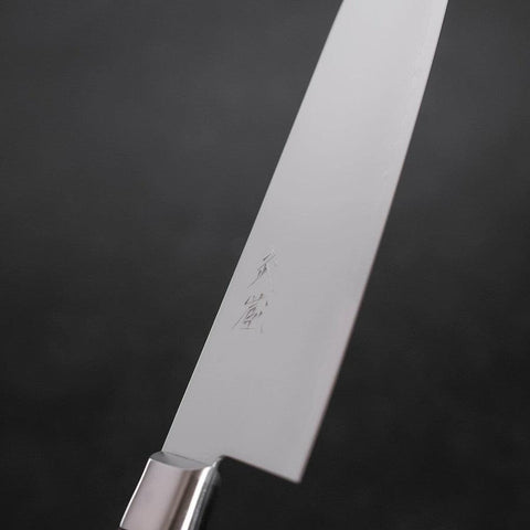 Santoku VG-5, Poliert Westlicher Mahagoni Griff, 180mm-[Musashi]-[Japan-Küchenmesser]