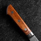 Santoku VG-5 Tsuchime Westlicher Griff 160mm-[Musashi]-[Japan-Küchenmesser]