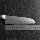Santoku VG-5 Tsuchime Westlicher Griff 160mm-[Musashi]-[Japan-Küchenmesser]