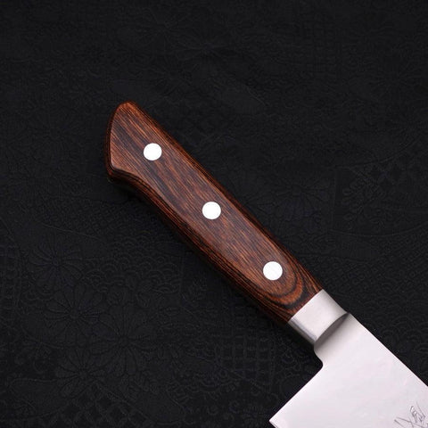 Santoku VG-5 Tsuchime Western Handle 175mm (6.8”)-[Musashi]-[Japanese-Kitchen-Knives]