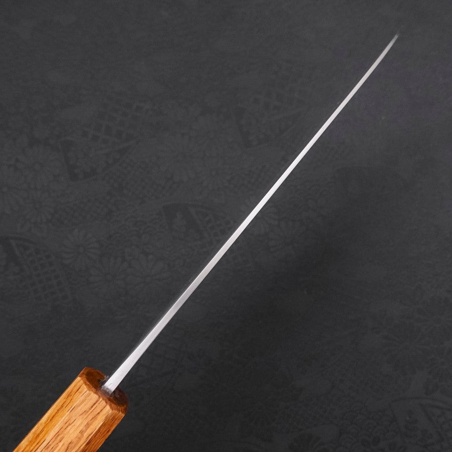 Santoku White Steel #1 Poliert Yaki Urushi Griff 165mm-[Musashi]-[Japan-Küchenmesser]