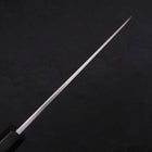 Santoku White Steel #2 Kasumi Chokin "Samurai Im Neumond" Büffelhorn und Ebenholz Griff 180mm-[Musashi]-[Japan-Küchenmesser]