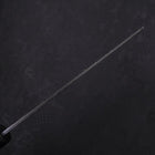 Santoku White Steel #2 Kurouchi Chokin "Bijin-Ga In Ukiyo-E" Büffelhorn und Ebenholz Griff 170mm-[Musashi]-[Japan-Küchenmesser]