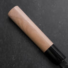 Santoku White Steel #2 Kurouchi Damast Büffelhorn und Magnolienholz Griff 165mm-[Musashi]-[Japan-Küchenmesser]