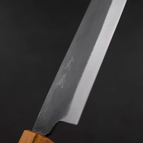 Santoku White Steel #2 Kurouchi Oak Handle 165mm (6.5”)